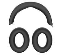 Juego de fundas de silicona para auriculares Sennheiser Momentum 4, tapones y diadema (negro)