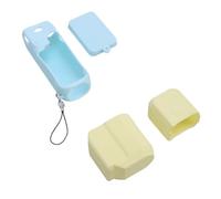 Juego de Fundas de Silicona para Cámara - Práctico y Preciso para Principiantes, Fácil de Lavar - Material de Silicona/Colores Mezclados (Cubierta de Lente Caja de Cuerpo Amarilla Cubierta)