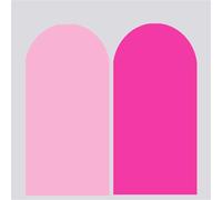 Juego de Fundas para Arco Nupcial Cubierta de Arco Boda Doble Cara Gruesa Spandex, Cubierta, Cubiertas Soporte Fondo, decoración Fiesta cumpleaños(Pink Red,50x120cm 4ft)