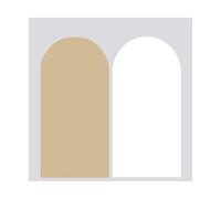 Juego de Fundas para Arco Nupcial Cubierta de Arco Boda Doble Cara Gruesa Spandex, Cubierta, Cubiertas Soporte Fondo, decoración Fiesta cumpleaños(Brown White,50x120cm 4ft)