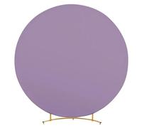 Juego de Fundas para Arco Nupcial Cubierta de Fondo for Arco Boda Redondo Blanco 2,13 m (7, pies) for Soporte Circular, o, Cubierta poliéster Ajustada(Purple,7.5ft)