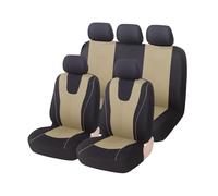 Juego de Fundas para Asientos de Coche, para Alfa Romeo Mito 2016-2018 Juego Completo de Fundas para Asientos de Coche, Protecciones para el automóvil,5 Sitze-Beige