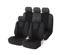 Juego de Fundas para Asientos de Coche, para Fiat 500/500C/500E/Abarth 500 2007-2020 2021 2022 Juego Completo de Fundas para Asientos de Coche, Protecciones para el automóvil,5Sitze-Schwarz