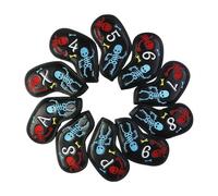 Juego de Fundas para Cabeza de de Golf, Juego de Fundas para Cabeza de Golf, Protector de Esqueleto Mental de Golf para Fairway, Maderas, híbridos, Conductor
