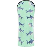 Juego de fundas para cabeza de golf con etiquetas intercambiables con número de etiquetas, diseñadas para adaptarse a todas las maderas y conductores, diseño de perro de mar azul ballena, lindo animal