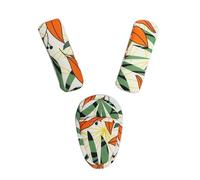 Juego de fundas para cinturón, coloridas y divertidas, almohadillas para la entrepierna, fácil de lavar, almohadilla de hombro para cochecitos, tamaño ajustable