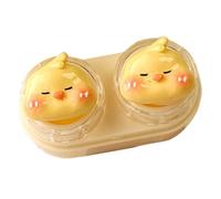 Juego de fundas para lentes de viaje con almacenamiento separado izquierdo y derecho, a prueba de fugas, contenedor de lentes para exteriores