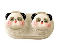 Juego de fundas para lentes de viaje con almacenamiento separado izquierdo y derecho, a prueba de fugas, contenedor de lentes para exteriores