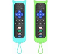 Juego de fundas para mando a distancia Roku TV para TCL, Onn, Hisense y Philips (paquete de 2)