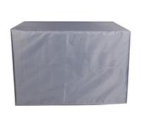 Juego de fundas para muebles de exterior para asientos cuadrados de patio, 420D, impermeables, 87 pulgadas de largo x 87 pulgadas de ancho x 33 pulgadas, resistente a los rayos UV, protector de mesa y