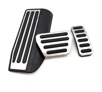 Juego de fundas para pedales de coche, Wivplex Kit de 3 cubiertas for reposapiés de pedales de freno de gas for automóvil MT, for, for, Sport 2013-2021 Discovery 5 L462 2017-2021 LHD