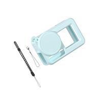 Juego de fundas protectoras de silicona para cámara Action 5 con cuello y correas antipérdida, además de tapas de lente, kits de accesorios 4 en 1, funda protectora para cámara