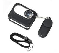 Juego de fundas protectoras de silicona para cámara GO 3S con cuello y correas antipérdida, además de tapas de lente, kits de accesorios 4 en 1