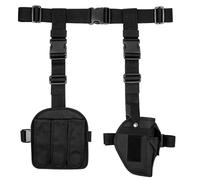 Juego de Fundas Tácticas para La Pierna, con Portapistola Táctico para Cinturón, Funda Ajustable para La Pierna con Cargador Oculto, Accesorios para Tiro Al Aire Libre y Caza