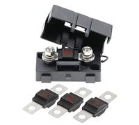 Juego de fusibles enchufe horquilla trompeta, 100, 32V, 40A, 50A, 60A, 70A, 80A, 100A, 125A, 150A, 200A, película seguro fija con perno + Base placa seguridad ANS-8(20a)