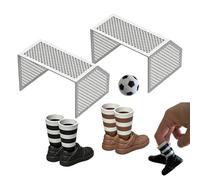 Juego de Fútbol Dedos,con Dos Porterías Portátil, Educativo | Set Familiar de Juego Fútbol Dedos,para familias, Adultos, niños, Interior/Exterior, hogar, Oficina, Viajes y