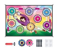 Juego de fútbol Infantil: Juguetes para el Futbol Interior al Aire Libre, la Red de de práctica del Patio Trasero | Conjunto de Entrenamiento Deportivo, Juego de Actividades Familiares, interacci