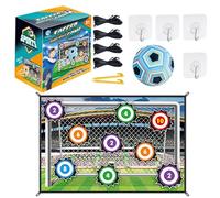 Juego De Fútbol para Niños - Juego De Objetivo De Lanzamiento De Fútbol con Tapete Plegable Y Pelota, Juegos De Portería De Fútbols para Interior Exterior, Regalo De Cumpleaños Y Pascua