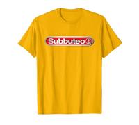 Juego de fútbol Subbuteo Classic Logo Camiseta, Hombre, Dorado Brillante, M