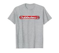 Juego de fútbol Subbuteo Classic Logo Camiseta, Hombre, Gris Jaspeado, M