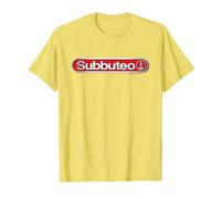 Juego de fútbol Subbuteo Classic Logo Camiseta, Hombre, Limón, 3XL