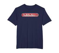 Juego de fútbol Subbuteo Classic Logo Camiseta, Hombre Tallas Grandes, Azul Marino, 4X Alto