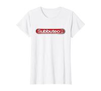 Juego de fútbol Subbuteo Classic Logo Camiseta, Mujer, Blanco, XL