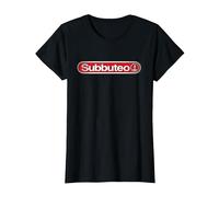 Juego de fútbol Subbuteo Classic Logo Camiseta, Mujer, Negro, 3XL
