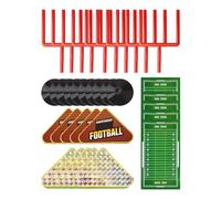 Juego de futbolín - Juegos de competición de fútbol de mesa de 10,63 pulgadas con postes de portería y tarjetas de dedos, interactivo, juegos de fútbol | Juego de PVC - para de fin de año, a