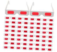 Juego de gafas 3D para San Valentín, gafas de sol rojas y gafas de papel para niños, gafas de película para entretenimiento