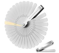 Juego de galgas de espesores, 32 marcadores métricos/pulgadas para medir la anchura/espesor de las ranuras