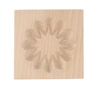 Juego de galletas de madera para crear galletas texturizadas, pasteles y modelos de arcilla utilizando métodos de artesanía probados por el tiempo (copo de nieve)