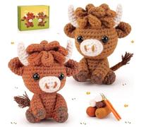 Juego de ganchillo para principiantes, kit de punto con instrucciones (idioma español no garantizado)