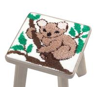 Juego de gancho de remache para adultos | Paquete de hilo de ganchillo para alfombras de bricolaje de 11,81 x 11.81 pulgadas - Kit para hacer alfombras, kits de alfombras de hilo de ganchillo, kit