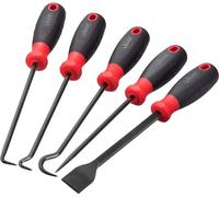 Juego de gancho y rascador ViGOR V5045 I Para extraer y colocar juntas tóricas y anillos de obturación I Eliminación de pegatinas, restos de sellador y adhesivo, tapas protectoras y mucho más.