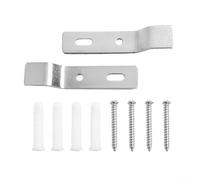 Juego de ganchos de inodoro montados en la pared para fijación de urinario con construcción de acero inoxidable apto para hoteles, hogares y baños públicos