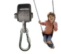 Juego de ganchos oscilante para niños - Perchas de metal portátiles oscilante, kit de montaje seguro | Hardware para interiores y exteriores, robustos soportes de árbol y marco para oscilaciones de