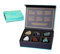 Juego de gemas personalizadas - 6 piedras preciosas por signo del zodiaco para la curación, meditación y equilibrio energético - Elegante caja de regalo - Calidad premium y producción sostenible, 17
