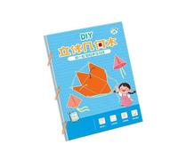 Juego de geometría de papel estereoscópico de intención para niños en el aula, aprendizaje de matemáticas manipulativas a través de actividades artesanales, herramientas de manipulación matemáticas