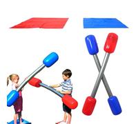Juego De Gladiadores Inflables - Kit De Batones De Playa Para Niños Adultos | Juegos De Batalla Al Aire Libre | Juguete De Lucha Divertido | JUSTING Toy Para Fiestas Eventos De Cumpleaños Reuniones De