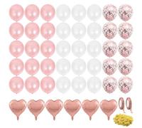 Juego De Globos De Boda De 48 Piezas, 1 Paquete De Lentejuelas Para Globos, Globos De Látex, Globos De Decoración Para Fiestas, Accesorios Para Globos Fotográficos