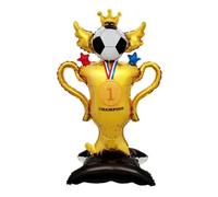 Juego de globos de fútbol, Sports Event Decor, Giant Foil Decorations, Stadium Theme Props, for Birthday Party Match Viewing Bar Garden School Celebration Photography Booth Background Festive