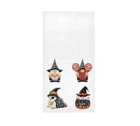 Juego de gnomos Toallas de Mano de Halloween Decoración de Calavera de Caramelo Toalla de Plato de Cocina Toalla de baño 30 x 15 Pulgadas para Playa Invitado Hotel SPA Gimnasio DEPO