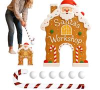 Juego de golf - Candy Cane Sticks, portátil Holiday Toy, Festive Mini Course Kit with Creative Seasonal Feature | Enjoyable Home Room Party Carnival Office Gathering Use