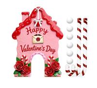 Juego de Golf Casa de Jengibre - Juguete Familiar Divertido con Bastones para Vacaciones - Set de Mini Golf Familiar para Interiores,para Fiestas en Casa Oficina y Carnavales