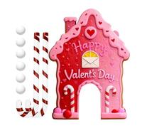 Juego De Golf con Temática De De Jengibre,Candy Cane Sticks Portable Indoor Outdoor Family Fun - Christmas Mini Golf Game Set - para Hogar, Reuniones Y Carnaval