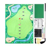 Juego De Golf De Approach,Grande Portátil para Exterior e Interior Entrenador Pegajoso | Alfombrilla De Práctica para Entrenar Golpes,para Jardín Césped Terraza Prado