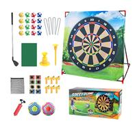 Juego de Golf de Aproximación,Alfombrilla de Práctica de Putting para Interior | 4 en 1 Entrenador Deportivo para Práctica en Interior y Exterior para Golfistas, Niños, Adolescentes y Adultos