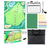 Juego de golf de aproximación,Set de alfombrillas de acercamiento de golf para interior | Kit de entrenamiento de golpe - para casa, jardín, césped, , carnaval, playa, garaje, familia interior