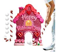 Juego de golf de de jengibre - Candy Cane Stick, Juego de de minigolf familiar, Kit de entretenimiento con temas navideños Home Plate | Evento social para adultos